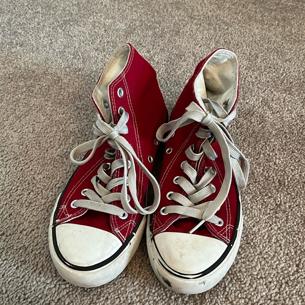 Red high tops